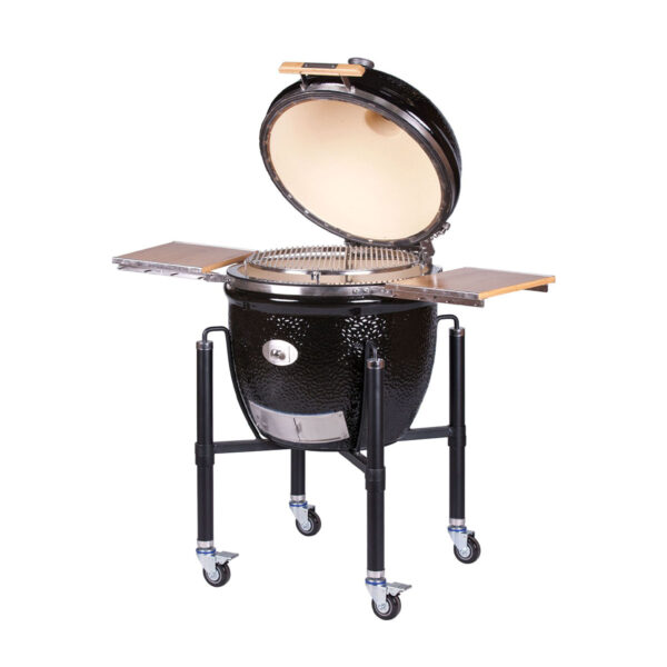 Monolith LeChef BBQ Guru Pro 2.0 inkl. Gestell & Seitentische | Schwarz