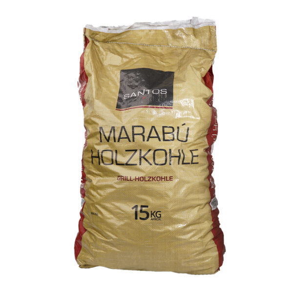 SANTOS Premium Marabu Holzkohle | 15 kg