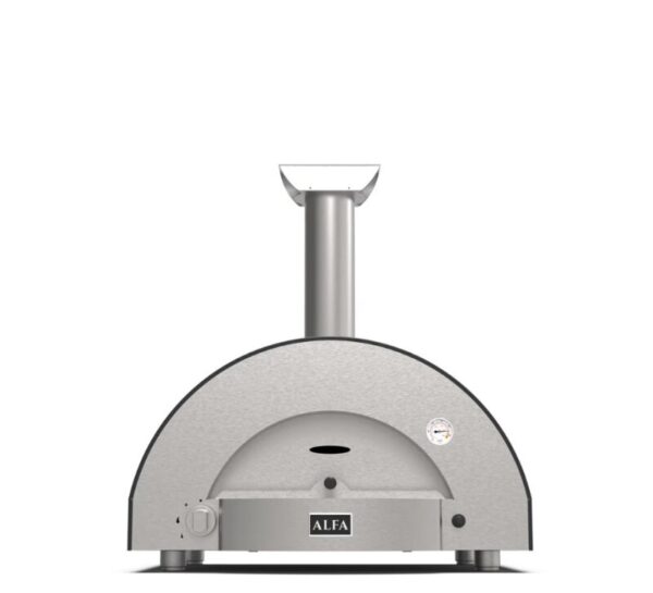 ALFA FORNI Classico 2 Pizze Holz Pizzaofen grau