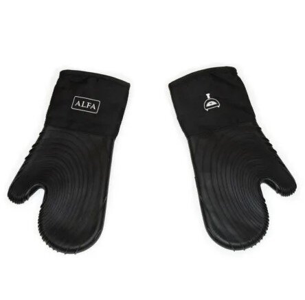 ALFA FORNI Ofenhandschuhe schwarz
