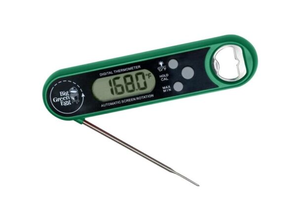 BIG GREEN EGG Digital-Thermometer mit Flaschenöffner