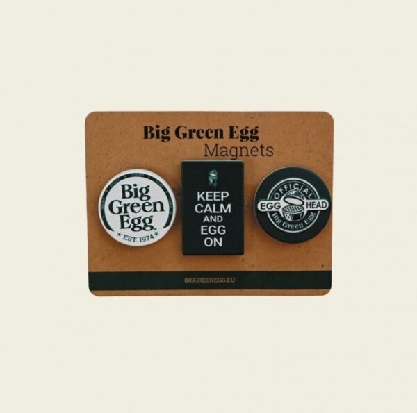 BIG GREEN EGG Kühlschrank Magnete-Set mit 3 Magneten