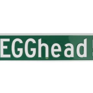 BIG GREEN EGG Straßenschild EGGhead Blvd