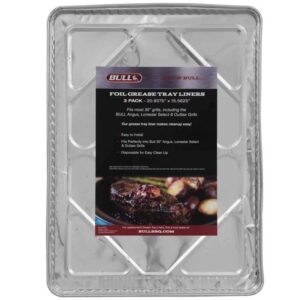 BULL 76cm Grill Fettaufangbehälter Liner - 3er-Pack Poly Bag