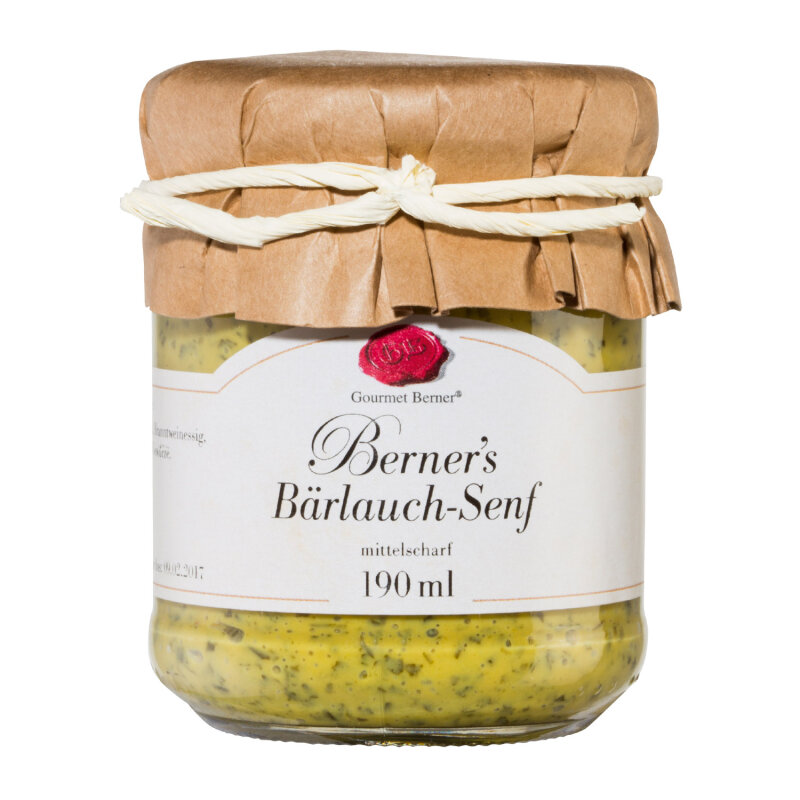 GOURMET BERNER Berner s Bärlauch Senf 190 ml