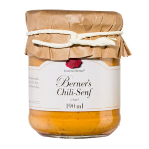 GOURMET BERNER Berner s Chili Senf 190ml Glas