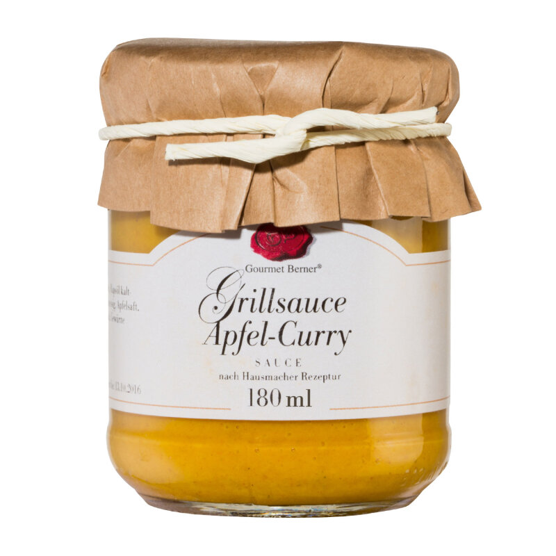 GOURMET BERNER Grillsauce Apfel-Curry 180 ml