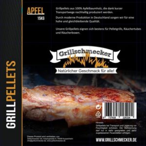 GRILLSCHMECKER Apfel Pellets 15kg