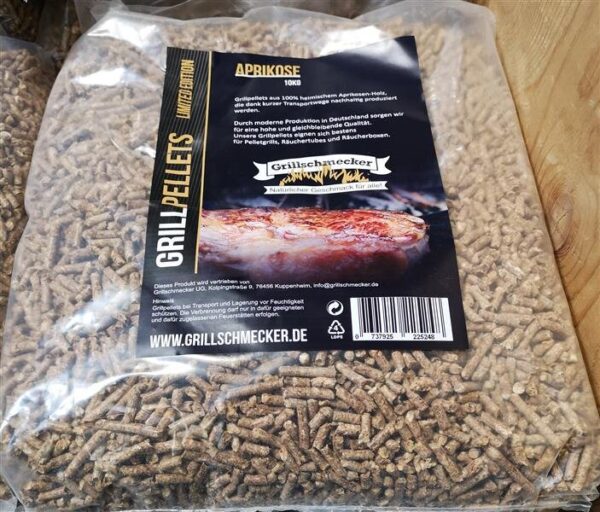 GRILLSCHMECKER Grillpellets Sonderedition Aprikose 10kg