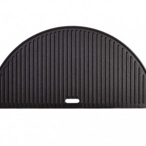 KAMADO JOE Zweiseitig verwendbare Gusseisener Grillplatte (halbrund) - Big Joe