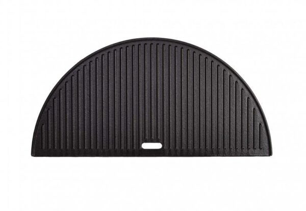 KAMADO JOE Zweiseitig verwendbare Gusseisener Grillplatte (halbrund) - Big Joe