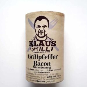 KLAUS GRILLT Grillpfeffer Bacon 100 g Streuer