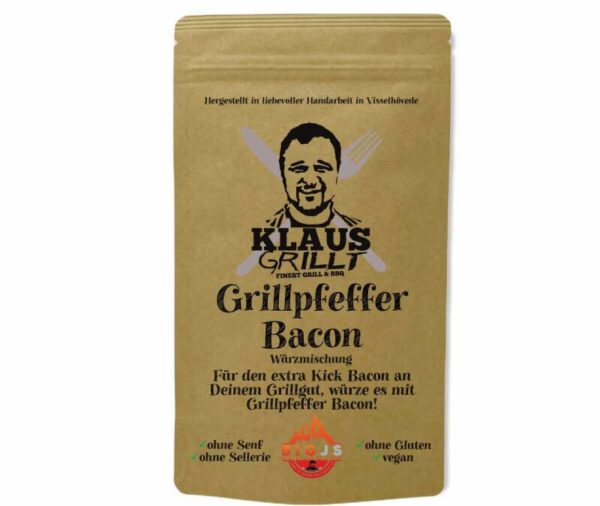 KLAUS GRILLT Grillpfeffer Bacon 250 g Beutel