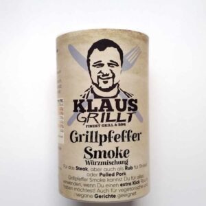 KLAUS GRILLT Grillpfeffer Smoke 100 g Streuer