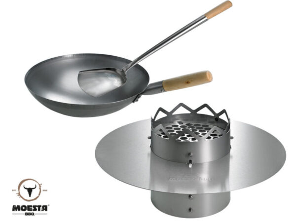 MOESTA BBQ WOK N BBQ Komplettpaket - für Kugelgrill (60cm) …