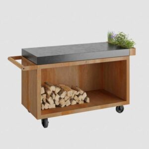 OFYR Mise en Place Table Corten 135 PRO Ceramic Dark Grey