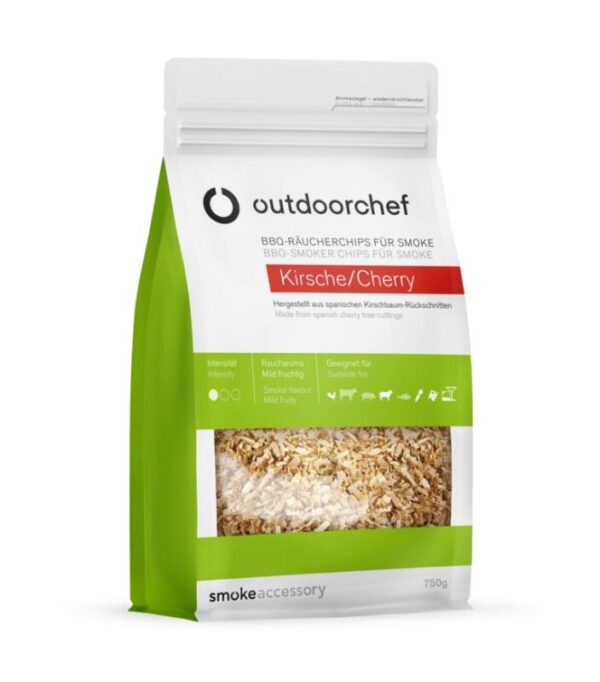 OUTDOORCHEF Räucherchips Kirsche für Smoke 750g