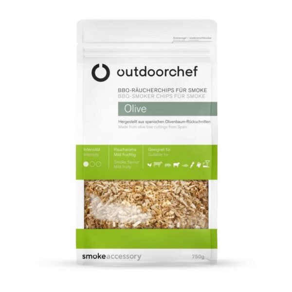 OUTDOORCHEF Räucherchips Olive für Smoke 750g