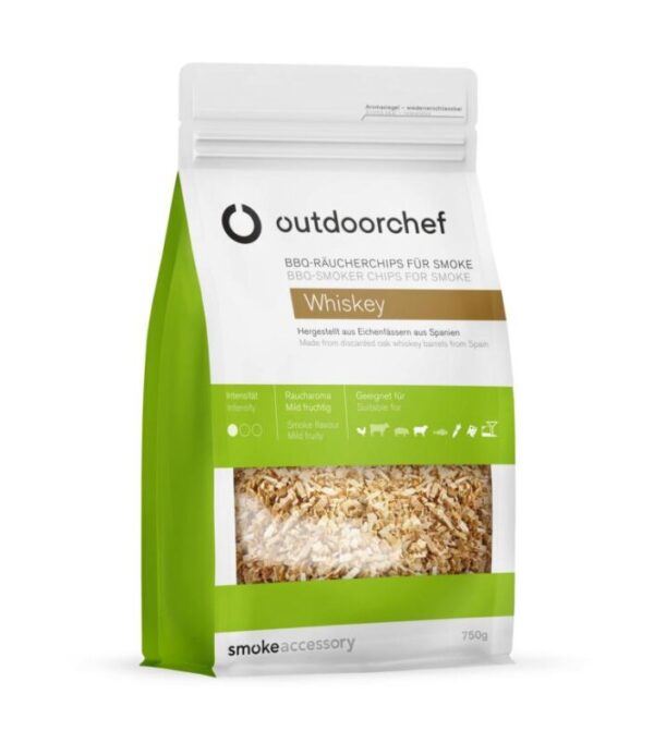 OUTDOORCHEF Räucherchips Whiskey für Smoke 750g