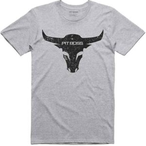 PITBOSS Bull T-Shirt - Grey Heather - Mens L