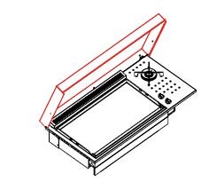 PLA.NET Oasi Serie - Einbau Plancha 80 Combi