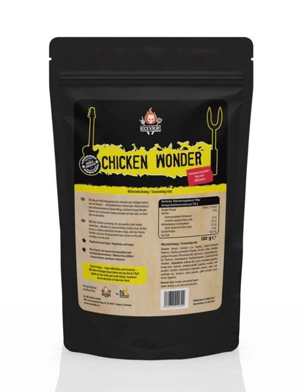 ROCK N RUBS - Chicken Wonder - BBQ Rub 100 g Beutel