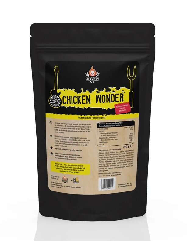 ROCK N RUBS - Chicken Wonder - BBQ Rub 100 g Beutel