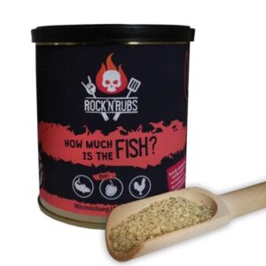 ROCK N RUBS How much is the fish 180 g