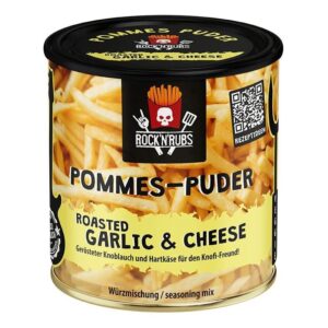 ROCK N RUBS Pommes-Puder - Roasted Garlic + Cheese Dose
