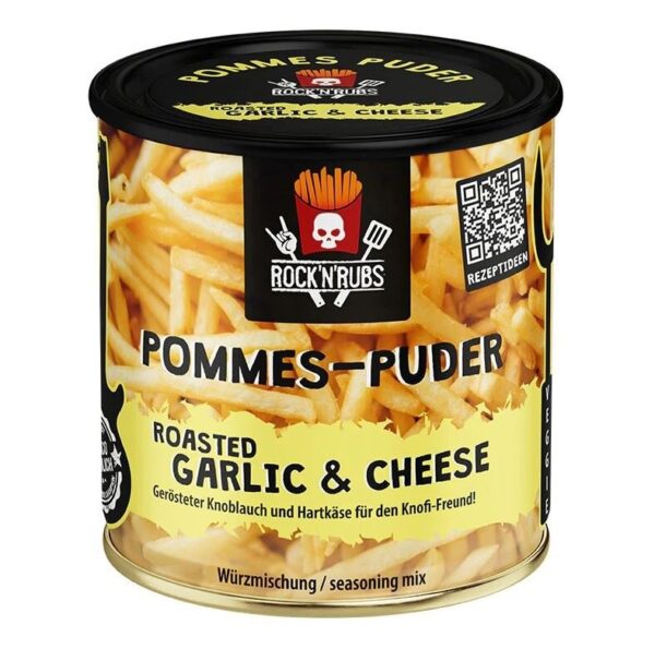 ROCK N RUBS Pommes-Puder - Roasted Garlic + Cheese Dose
