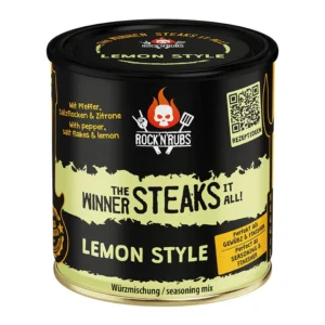 ROCK N´RUBS The winner steaks it all - Lemon Style 140g