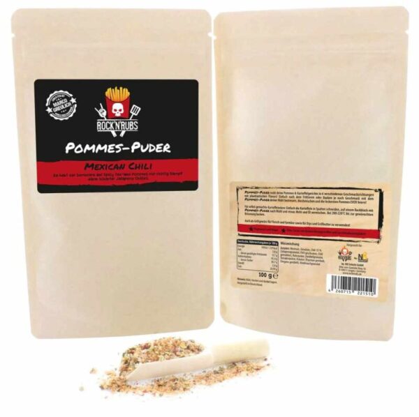 ROCKNRUBS Pommes-Puder - Mexican Chili