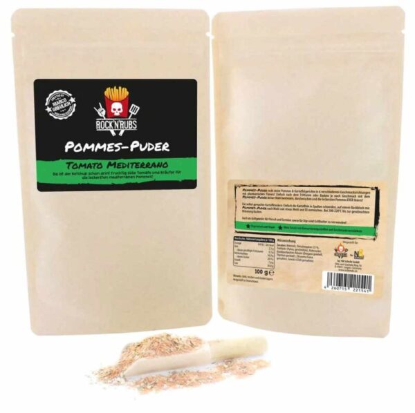 ROCKNRUBS Pommes-Puder - Tomato Mediterrano