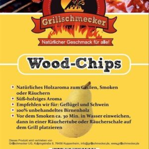 Räucher Chips von Grillschmecker 1kg Birne