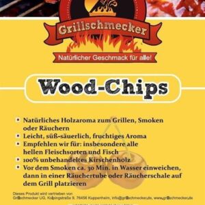 Räucher Chips von Grillschmecker 1kg Kirsch