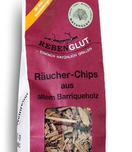 Rebenglut Räucherchips aus Barriqueholz