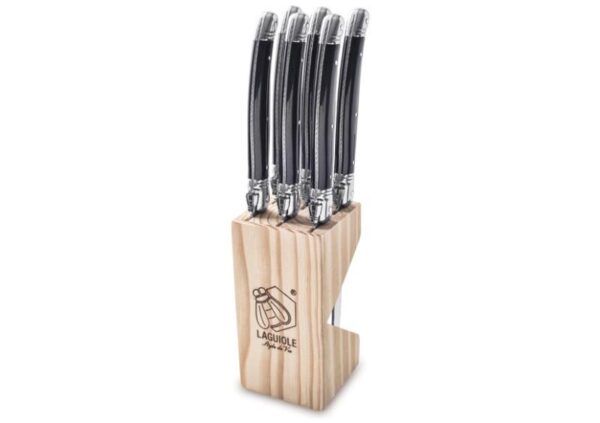 STYLE DE VIE Steakmesser Set Schwarz