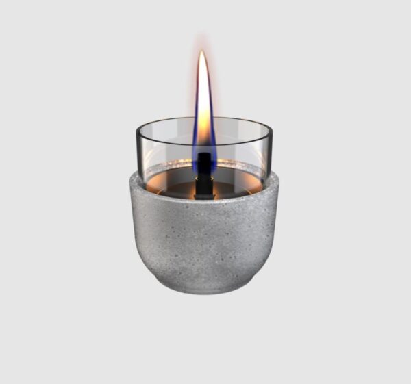 TENDERFLAME Violet 8 Lava Porcelain Grey