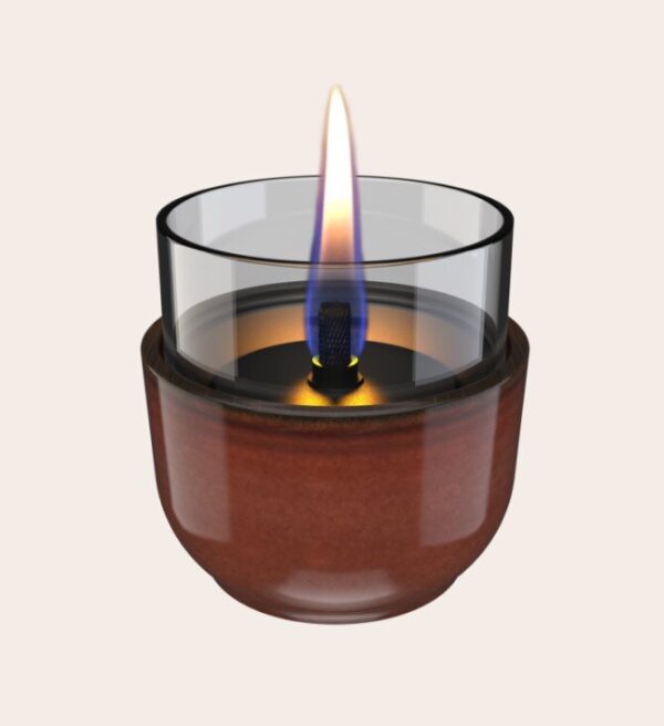 TENDERFLAME Violet 8 Reactive Glaze Amber