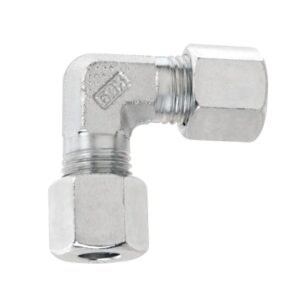 90° Winkel RVS 10mm - Rohrverschraubung für 10mm Gasrohre