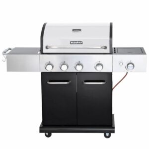 ALLGRILL ELEGANCE schwarz - 3 Brenner + Steakzone + Seitenkocher