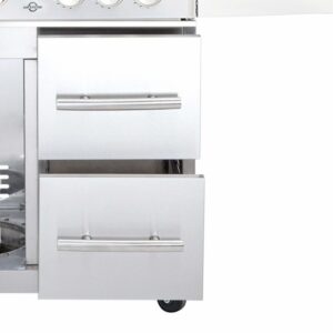 ALLGRILL Schubladen-System rechts für Modular CHEF XL -Edelstahl - ...