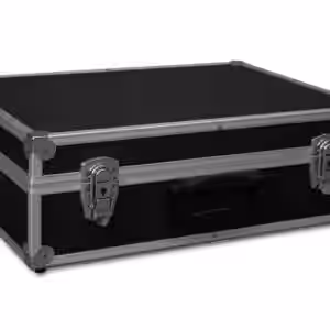 GORANDO® Transportkoffer schwarz | Alurahmen | 440x300x130mm | Werk...