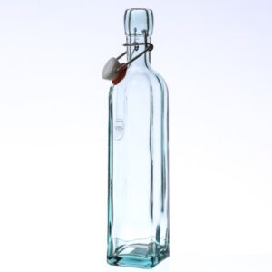 Glasflasche mit Bügelverschluss - Vorratsflasche - Recyclingglas - ...