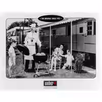 Weber Retro-Schild "Family" mit Hochprägung