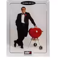 Weber Retro-Schild "George Stephen" mit Hochprägung
